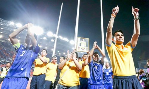 Bóng đá Thái Lan từ lâu không còn hài lòng với việc làm vua ở vùng trũng Đông Nam Á, nơi họ đã có quá nhiều vinh quang ở các đấu trường như SEA Games hay AFF Cup. Ảnh: Reuters.