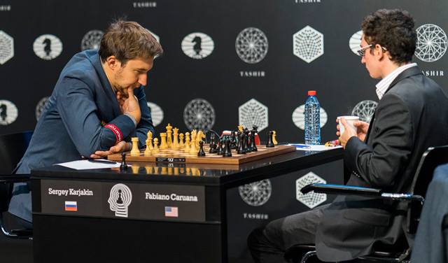 Caruana gặp Karjakin ở trận đấu quyết định.