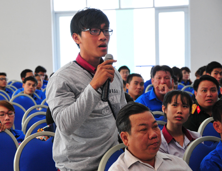 Đoàn viên, thanh niên bày tỏ tâm tư, nguyện vọng của mình tới lãnh đạo thành phố