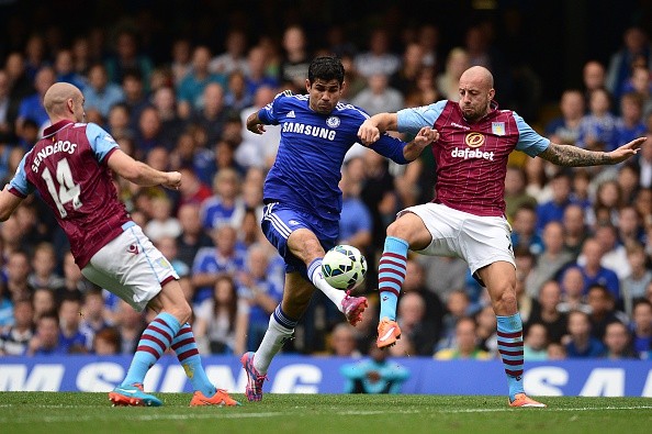 Diego Costa bị treo giò khiến cho hàng công của Chelsea suy yếu rõ rệt.