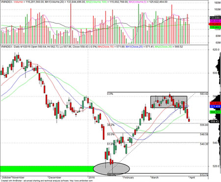 Chứng khoán tuần qua: Hai sàn đều giảm điểm