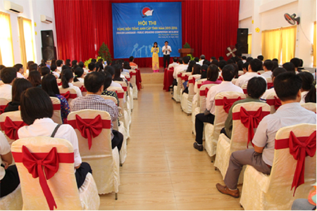 69 thí sinh thi hùng biện tiếng Anh cấp tỉnh