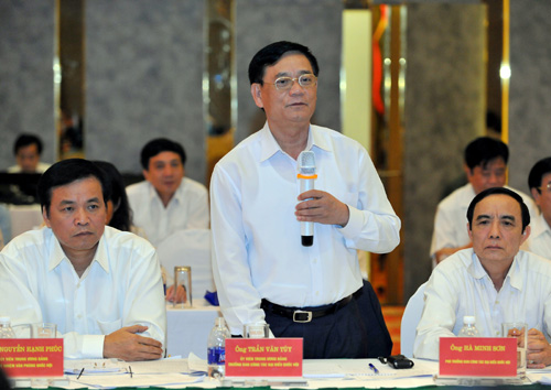 Các đại biểu phát biểu tại Hội nghị (Ảnh: TH)