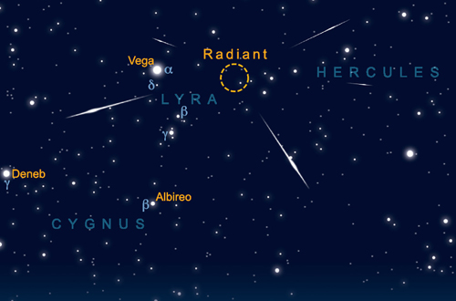 Việt Nam đón xem mưa sao băng Lyrids