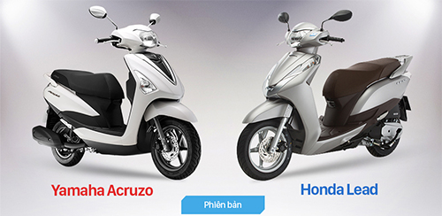 Acruzo và Lead - cuộc chiến xe ga 125 phân khối tại Việt Nam
