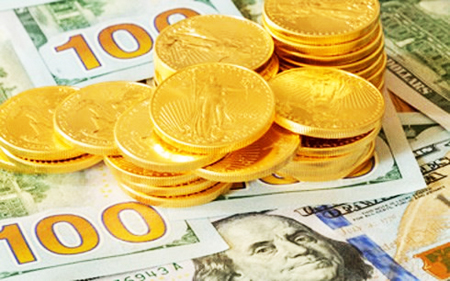 Giá vàng chiều nay 20-4: Vàng đồng loạt tăng mạnh, USD mất giá