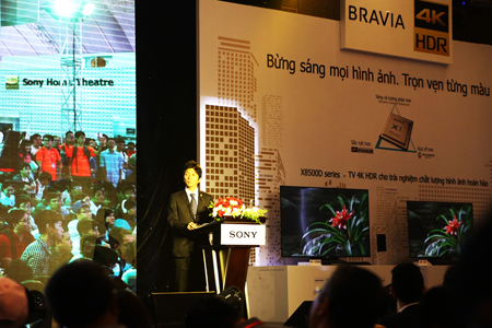 Sony trình làng dòng TV 4K HDR mới tại Việt Nam