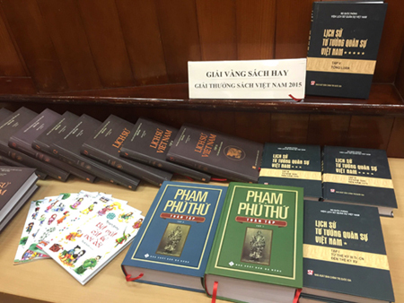 83 tác phẩm đoạt giải Sách hay, Sách đẹp 2015