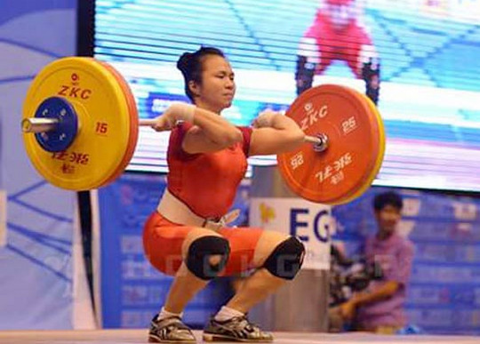 Vương Thị Huyền đạt HCB cử giật Châu Á