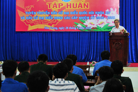 Tập huấn tuyên truyền bầu cử cho hơn 200 cán bộ Đoàn