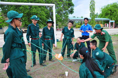 Các học viên tham gia Học kỳ quân đội năm 2015