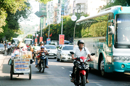 Đường Trần Phú không xảy ra ùn tắc giao thông