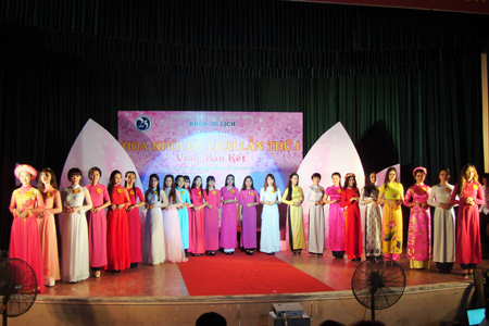 25 thí sinh thi bán kết Hội thi Hoa khôi du lịch