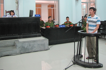 Bị cáo Huỳnh Thanh Luân.