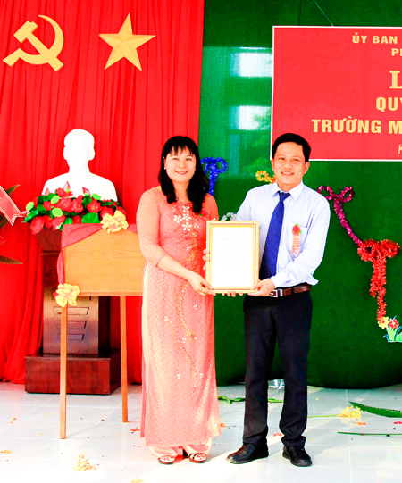 Thành lập Trường Mầm non căn cứ Cam Ranh