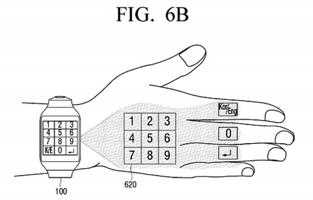 Sáng chế mới cho phép thao tác nhập liệu smartwatch ngay trên da bàn tay