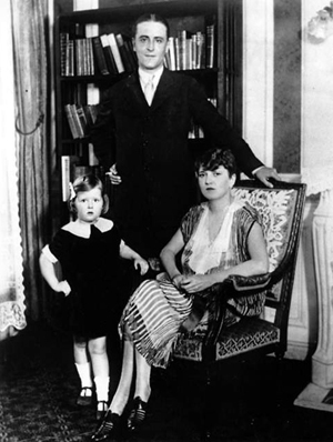 Vợ chồng Fitzgerald và con gái