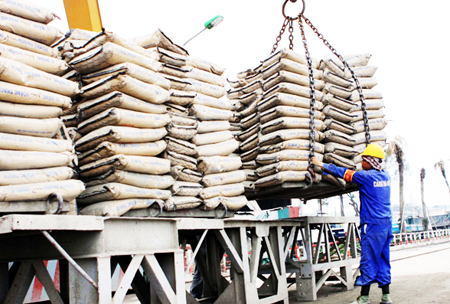Tiêu thụ xi măng nội địa ngày càng tăng