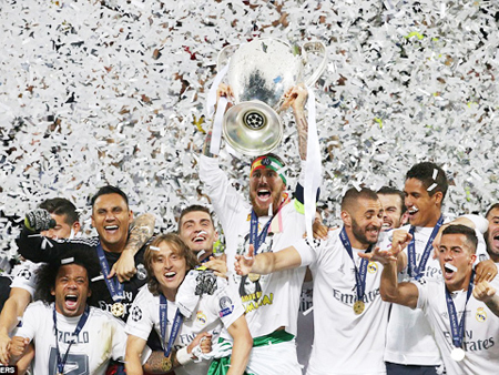 Real Madrid đã hoàn tất cú "Undecima" (chức vô địch Champions League thứ 11) đầy kì tích.