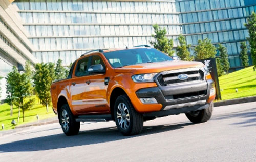 Dòng xe bán tải Ford Ranger bán chạy tại Việt Nam.