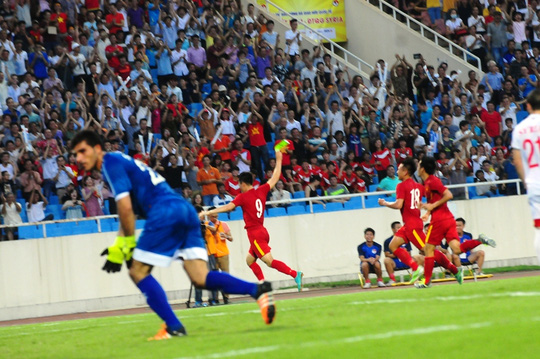 Tuyển Việt Nam hoàn thành mục tiêu đề ra là ghi bàn và không để lọt lưới.