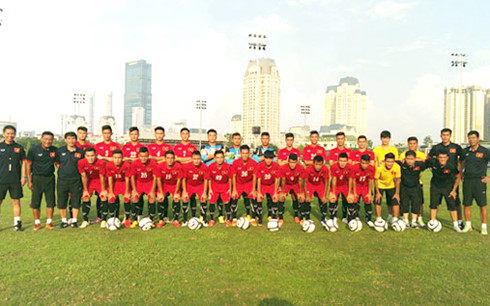  U21 Việt Nam đã lên đường sang Malaysia tham dự Nations Cup 2016. (Ảnh: VFF).