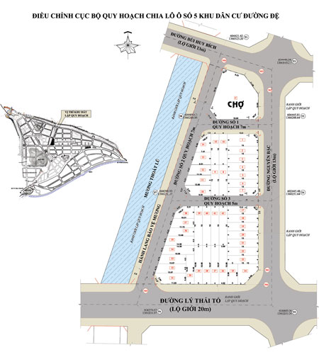 Điều chỉnh cục bộ quy hoạch chi tiết Khu dân cư Đường Đệ