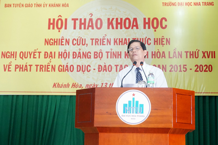 Phát triển giáo dục - đào tạo giai đoạn 2015 - 2020 thực hiện Nghị quyết Đại hội Đảng bộ tỉnh