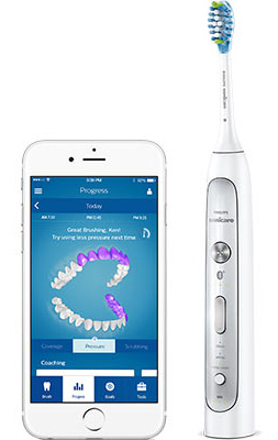 Philips trình diễn bàn chải đánh răng thông minh với kết nối iPhone