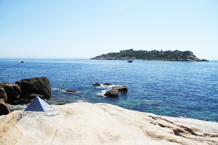 Vị trí dự kiến sẽ đặt cột mốc