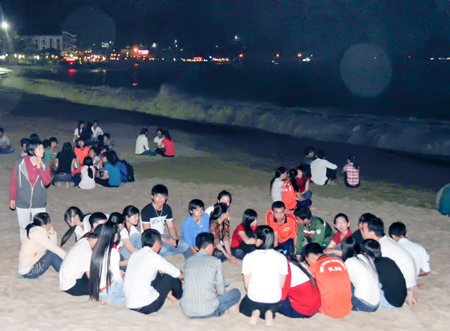 Tăng cường quản lý bãi biển về đêm