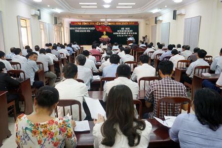 Tổ chức học tập Nghị quyết Đại hội Đảng toàn quốc lần thứ XII cho cán bộ chủ chốt