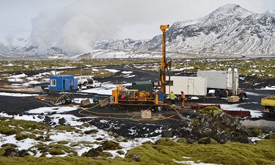 Nhà máy điện Hellisheidi tại Iceland - nơi được chọn thí điểm công trình nghiên cứu