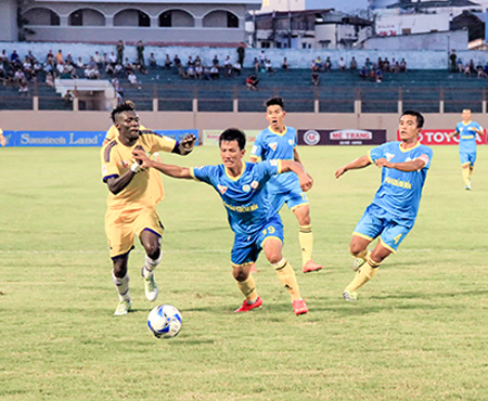 Sanna Khanh Hoa – Bien Viet Nam ties with rival in 12th round of V-League