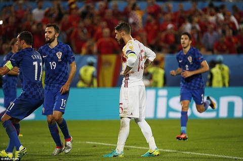 Đội tuyển Tây Ban Nha rất có thể sẽ phải trả giá đắt cho trận thua trước đội tuyển Croatia.