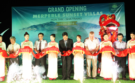 Cụm biệt thự Sunset Villas trên đảo Hòn Tằm đi vào hoạt động