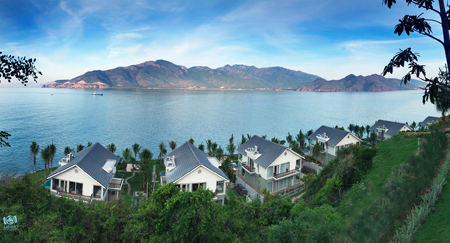 Không gian cụm biệt thự Sunset Villas.