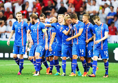Đội tuyển Iceland là bất ngờ lớn nhất ở kỳ Euro 2016