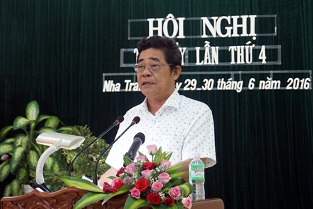 Khai mạc Hội nghị Tỉnh ủy Khánh Hòa lần thứ 4