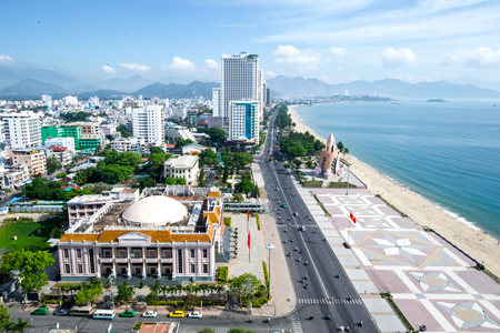 Một góc TP. Nha Trang. Ảnh: BKH