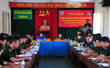 80 cán bộ, chiến sĩ trẻ tọa đàm