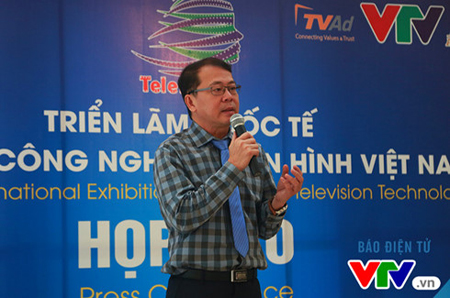 Ông Nguyễn Hà Nam, phát biểu tại buổi họp báo (Ảnh:VTV).