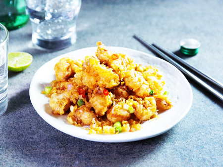 Sụn gà rang muối tiêu, giòn sật