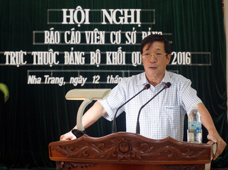 Tổ chức hội nghị báo cáo viên quý II/2016