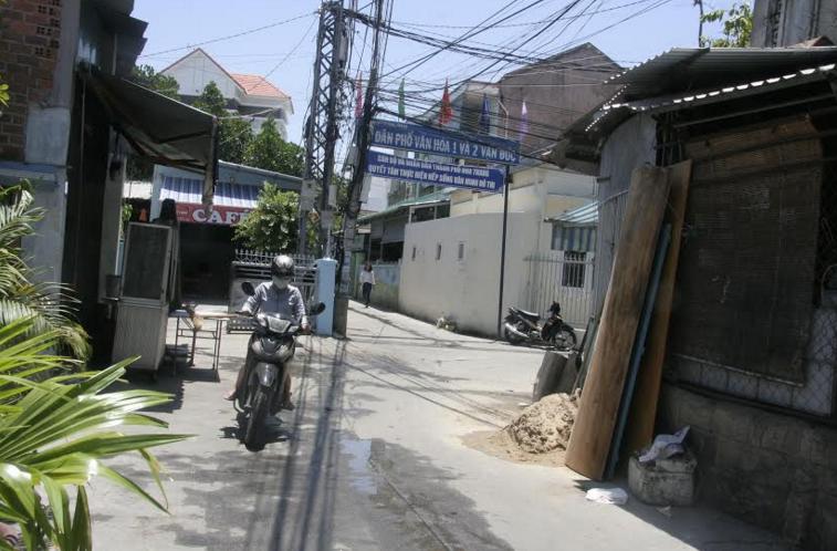 Khu vực xảy ra vụ nổ súng.