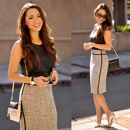 5 cách phối đồ công sở ấn tượng cùng áo không tay