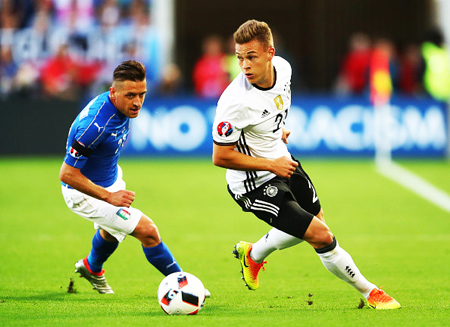 Kimmich (bên phải).