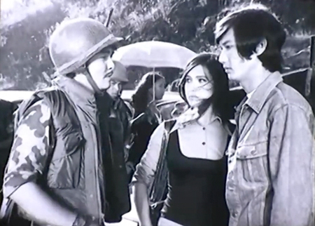 Cảnh phim “Tự thú trước bình minh”