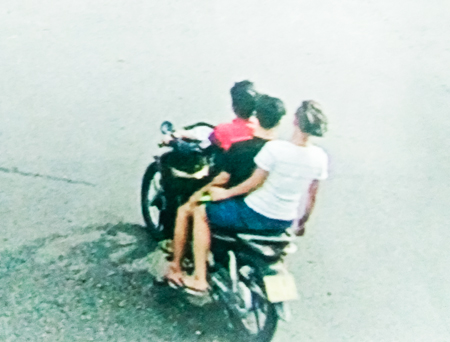 Hình ảnh camera an ninh ghi lại đã giúp lực lượng công an truy bắt kẻ gian