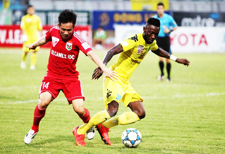 Một trận đấu tại V-League